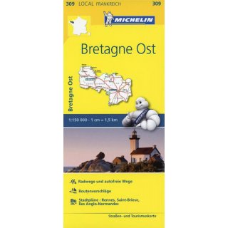 Bretagne Ost 1:150.000 (franz. Ausgabe)