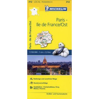 Paris - Île de France/Ost 1:150.000 (franz. Ausgabe)