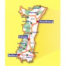 Elsass, Oberrheinische Tiefebene 1:150.000