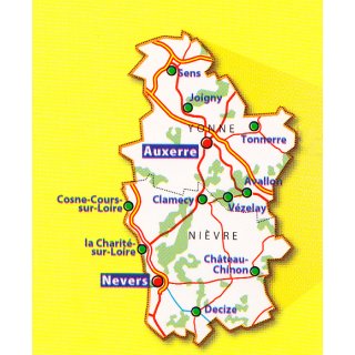 Burgund West 1:150.000