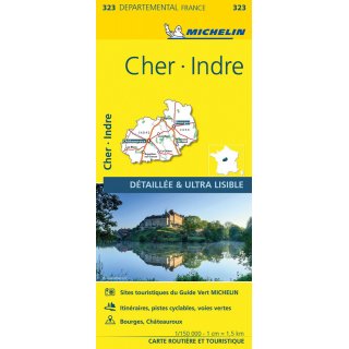 Cher, Indre (Berry) 1:150.000