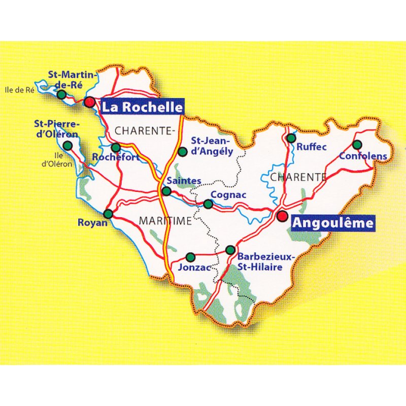 Charente 1150.000 LandkartenSchropp.de Online Shop