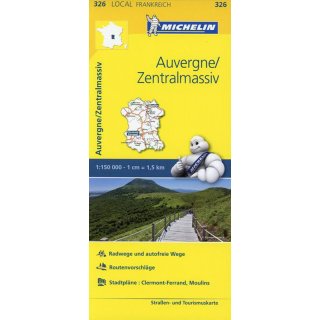 Auvergne/Zentralmassiv 1:150.000