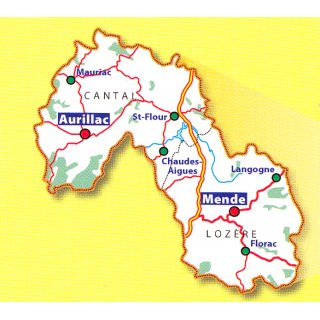 Auvergne/Aubrac 1:150.000