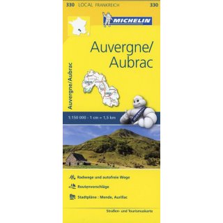 330 Auvergne/Aubrac 1:150.000