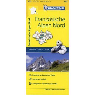 Franz&ouml;sische Alpen Nord 1:150.000