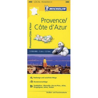 Provonce/Côte dAzur1:150.000 Bl.340