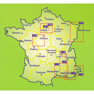 Schlösser an der Loire 1:150.000