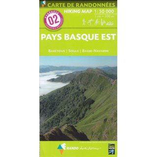 02 Pays Basque Est 1:50.000