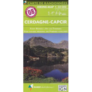 08 Cerdagne-Capcir 1:50.000