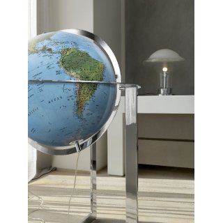 Handkaschierter Stand-Leuchtglobus DFN 50 80, � 50 cm