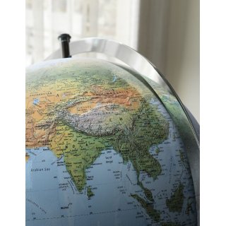 Handkaschierter Stand-Leuchtglobus DFN 50 80, � 50 cm