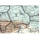 1862/1863 Offizielle Karte der Eisenbahnen Deutschlands
