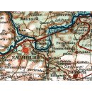 Handkarte Th&uuml;ringen 1903