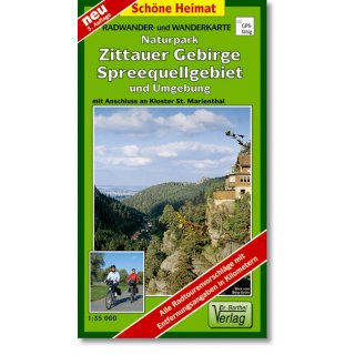 058 Naturpark Zittauer Gebirge, Spreequellgebiet und Umgebung 1:35.000