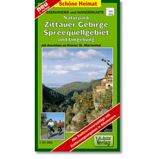 058 Naturpark Zittauer Gebirge, Spreequellgebiet und Umgebung 1:35.000
