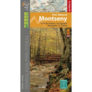 Montseny Parc Natural 1:25.000