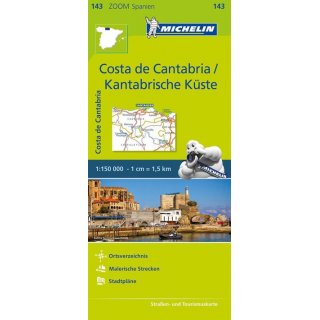 Costa de Cantabria/ Kantabrische Küste/ Kantabrien 1:150.000 (franz. Ausgabe)