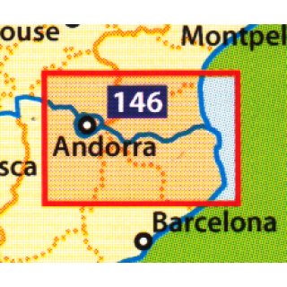 Östliche Pyrenäen, Andorra 1:150.000