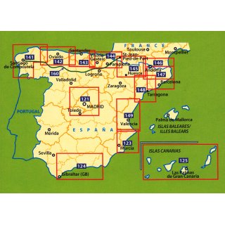 stliche Pyrenen, Andorra 1:150.000