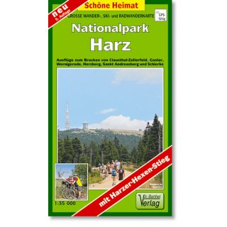 067 Nationalpark Harz, Wege zum Brocken 1:35.000