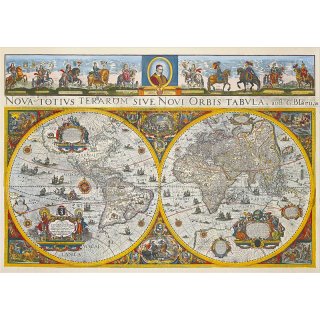 Blaeus Weltkarte 1665