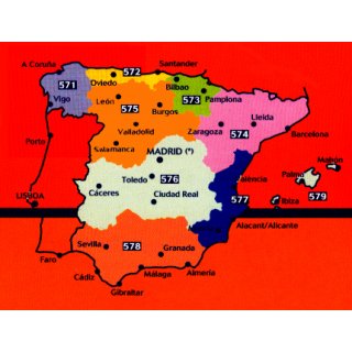 Asturien, Kantabrien 1:250.000