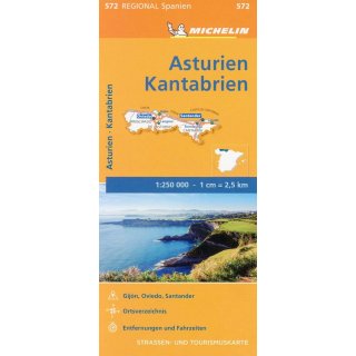 Asturien, Kantabrien 1:250.000