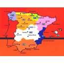 Kastilien-Le&oacute;n, Madrid 1:400.000