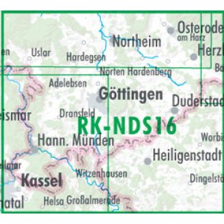 Göttingen und Umgebung 1:75.000