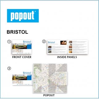 Bristol. PopOut Map