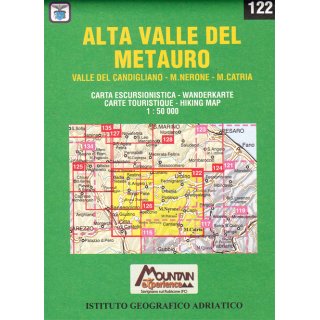 122  Alta Valle del Metauro 1:50.000