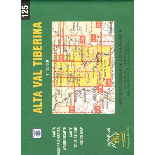 125  Alta Val Tiberina 1:50.000