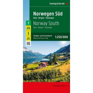 Norwegen Süd 1:250.000