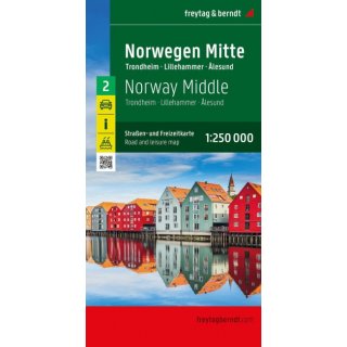 Norwegen Mitte 1:250.000