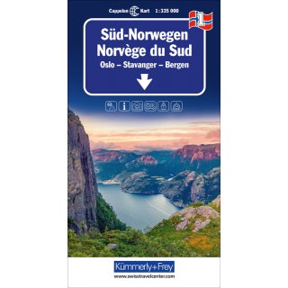  Norwegen Süd 1:335.000