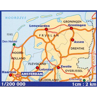 Niederlande, Nord 1:200.000