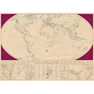 Atlas der Weinkulturen - Welt 1:37.000.000
