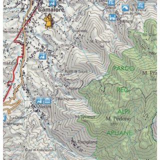 Via Francigena in Toscana 1:50.000