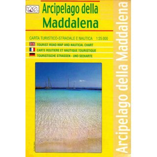 Arcipelago della Maddalena 1:25.000