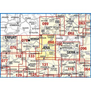 098 Mittleres Saaletal, Jena und Umgebung 1:35.000