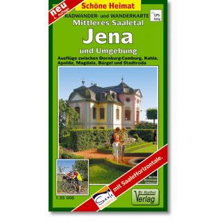 098 Mittleres Saaletal, Jena und Umgebung 1:35.000