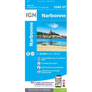 2546 OT Narbonne 1:25.000