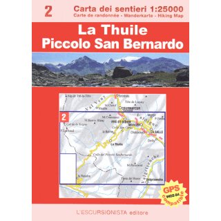  2 La Thuile, Piccolo San Bernardo 1:25.000