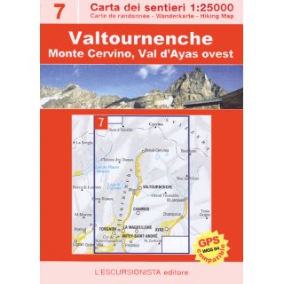 07 Valtournenche, Monte Cervino, ValAyas ovest 1:25.000