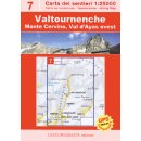  7 Valtournenche, Monte Cervino, ValAyas ovest 1:25.000