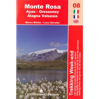 8 Monte Rosa, Ayas, Gressoney, Alagna 1:25.000