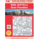 14 Valle dellOrco, Gran Paradiso 1:25.000