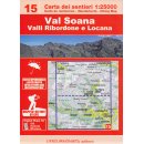 15 Val Soana, Valle di Ribordone, Valle di Locana 1:25.000
