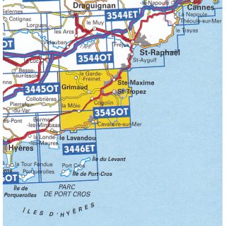 3545 OT St-Tropez, Ste-Maxime 1:25.000